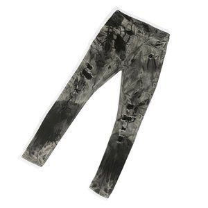 TIE-DYE DISTRESSED ASOS SKINNY JEANS